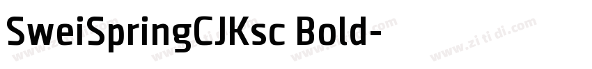 SweiSpringCJKsc Bold字体转换 SweiSpringCJKsc Bold字体转换